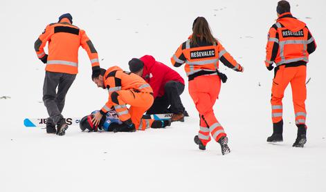 Norveška skakalka Thea Minyan Bjoerseth je grdo padla po pristanku v finalni seriji tekme na Ljubnem ob Savinji.