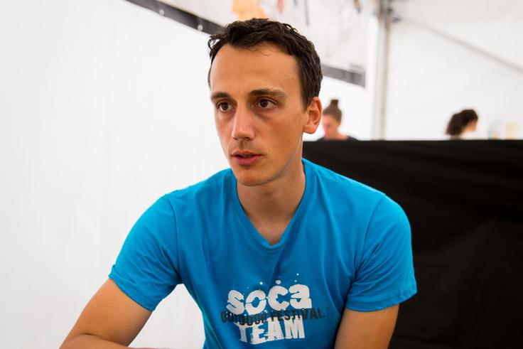Jan Klavora je idejni pobudnik festivala avanturističnih športov Soča Outdoor. | Foto: Žiga Zupan/Sportida