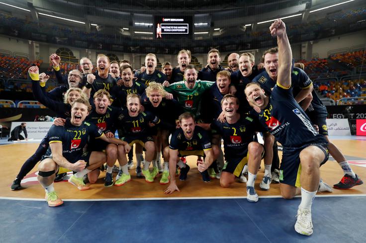 Švedi so v polfinalu premagali Francijo in se uvrstili v veliki finale. | Foto: Reuters
