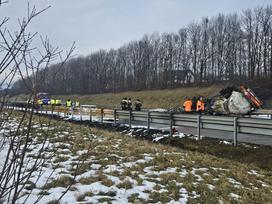 Prometna nesreča na štajerski avtocesti