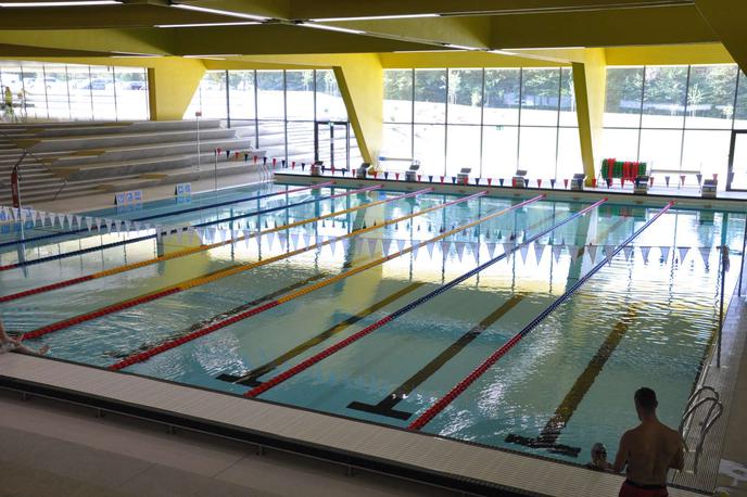 Bazen, Novo mesto, olimpijski center Češča vas |  Mestna občina Novo mesto je bogatejša za nov pokrit bazen. | Foto Rasto Božič/STA