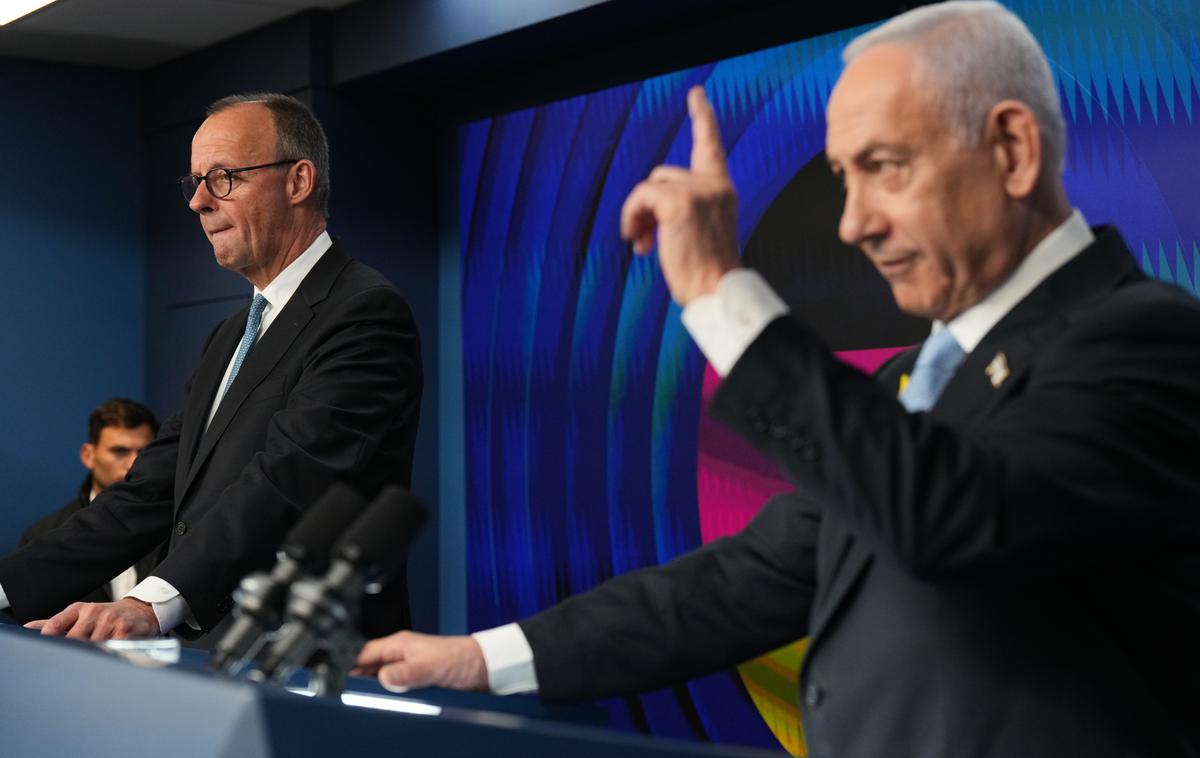 Friedrich Merz in Benjamin Netanjahu | Foto Guliverimage