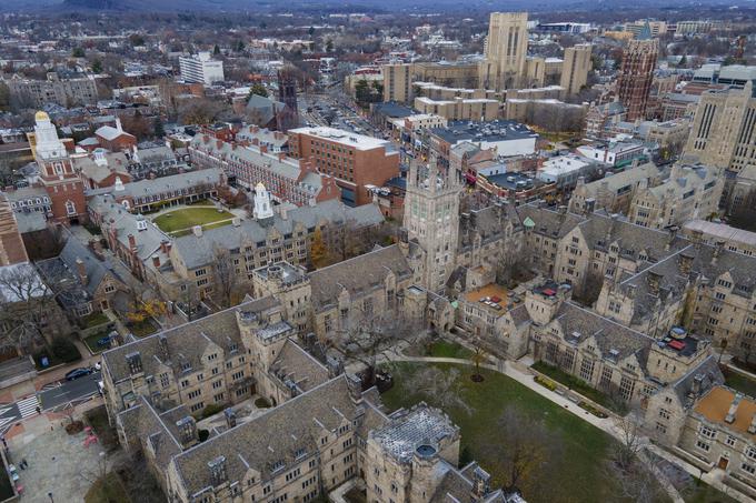 Pogled na del kampusa univerze Yale. | Foto: Guliverimage