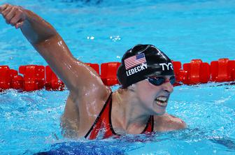 Devetkratna olimpijska prvakinja Katie Ledecky vnovič na SP