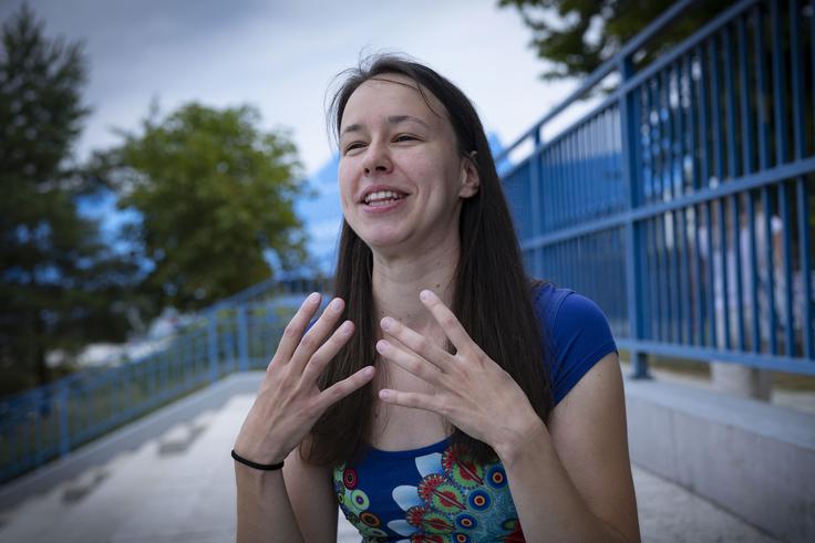 "Vem, da sem bila na treningu sposobna precej več kot na tekmi. Žal predstav s treninga nisem znala prenesti na tekmo. To je bil moj največji izziv." | Foto: Ana Kovač
