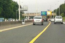 Na ljubljanski obvoznici radar, ki to ni
