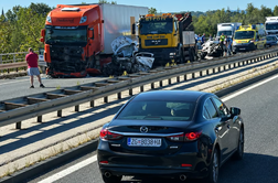 Slovenec v Zagrebu po reševalnem pasu v napačno smer