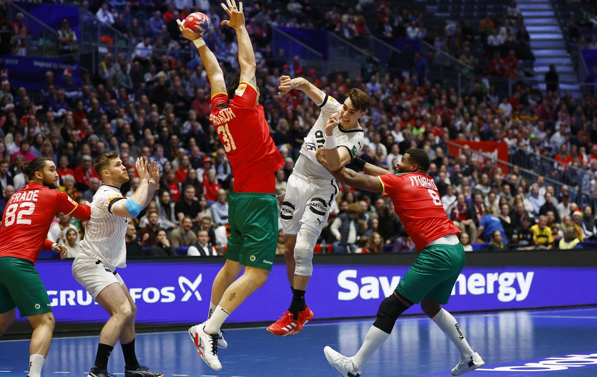 SP v rokometu: Portugalska - Nemčija | Portugalci so izločili Nemce in se prvič prebili v polfinale SP. | Foto Reuters