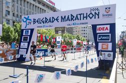 Vročina delala preglavice maratoncem v Beogradu