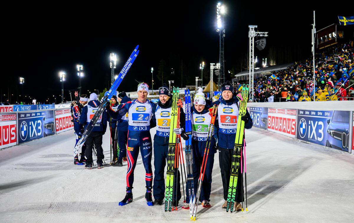 Norveška biatlon | Norvežani so se razveselili zmage. | Foto Guliverimage