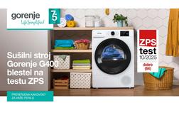 Sušilni stroji Gorenje in Hisense navdušili na testu ZPS