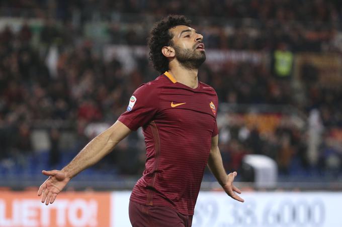 Lani je Mohamed Salah zabijal zadetke v dresu Rome, zdaj pa je najbolj vroči strelec na Otoku. | Foto: Reuters