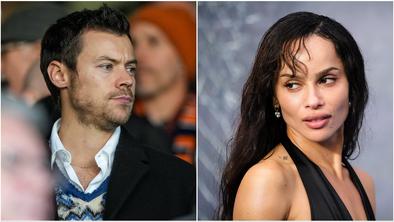 Nov vroč zvezdniški par? Skupaj ujeli Harryja Stylesa in Zoë Kravitz.