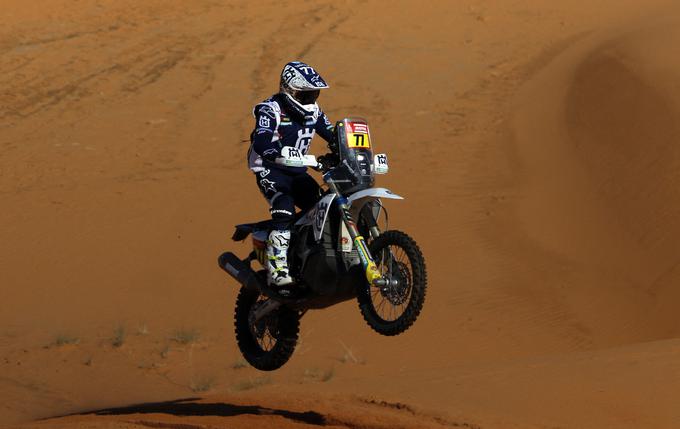 Luciano Benavides se je med motociklisti najbolj izkazal v 11. etapi. | Foto: Reuters