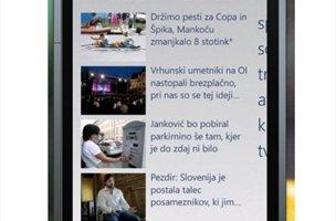 Aplikacija Planet Siol.net tudi za operacijski sistem Windows Phone