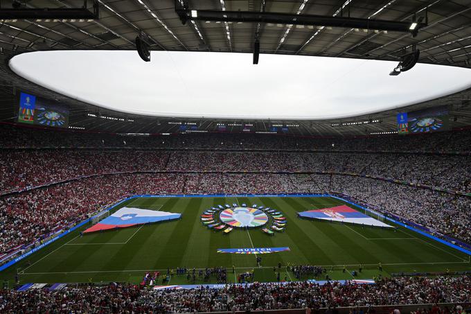 Na dvoboju Eura 2024 med Slovenijo in Srbijo v Münchnu je bilo na stadionu več kot 20 tisoč Slovencev! | Foto: Guliverimage