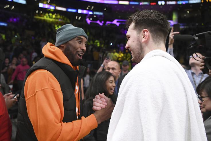 Kobe Bryant je imel po Fisherjevih besedah drugačen način vodenja ekipe kot Dončić, ki ga bolj primerja z Magicom Johnsonom. | Foto: Guliverimage