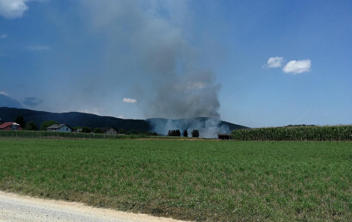 požar, jemanje vzorcev | Foto Gašper Petovar