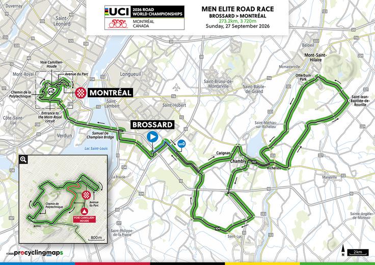 trasa SP 2026 | Foto: UCI