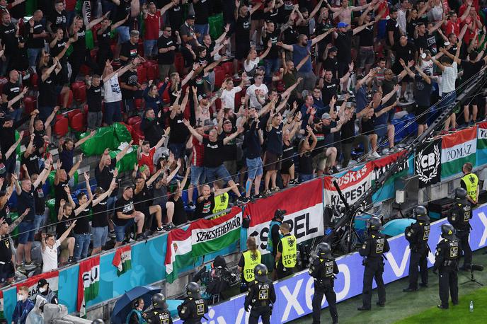Madžarska navijači Euro 2020 | Madžarska je zaradi obnašanja njenih navijačev prejela kazen. | Foto Guliverimage