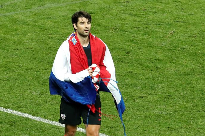 Vedran Ćorluka | Vedran Ćorluka se poslavlja od dresa Hrvaške, v katerem je zbral kar 103 nastopov. | Foto Reuters