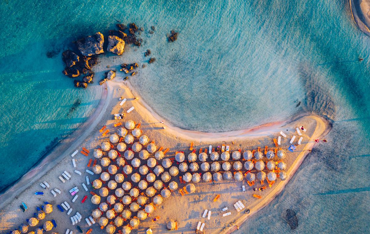 Plaža Elafonisi, Kreta | Za najlepšo plažo na svetu so letos razglasili grško plažo Elafonisi, ki jo najdemo na priljubljenem otoku Kreta. | Foto Shutterstock