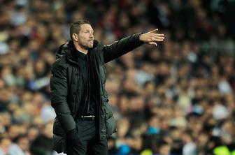 Atletico pred izpadom: Simeone prevzel odgovornost