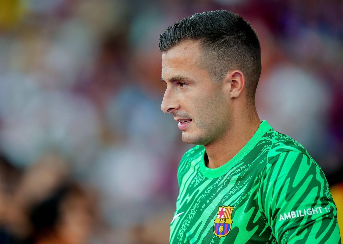 Inaki Pena se tornou o goleiro titular do Barcelona durante a noite, mas de acordo com relatos da mídia espanhola, ele não estará lá por muito tempo. | Foto de : Gulliverimage