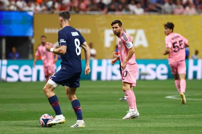PSG - Inter Miami, Lionel Messi | Lionel Messi je lahko le spremljal šov Parižanov. | Foto Reuters
