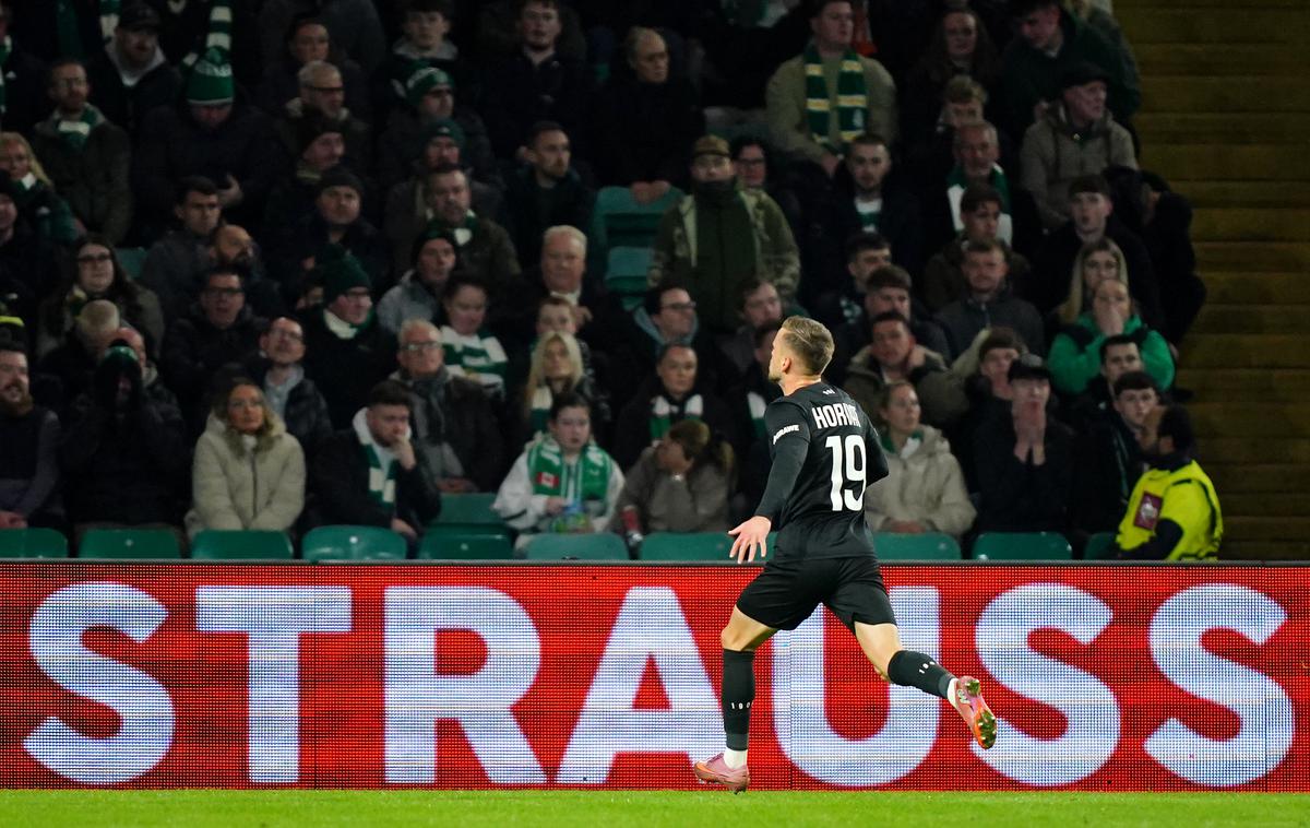 Tomi Horvat, Sturm Graz | Tomi Horvat je v Glasgowu zadel za vodstvo svoje ekipe. Gostitelji so nato pripravili popoln preobrat. | Foto Reuters