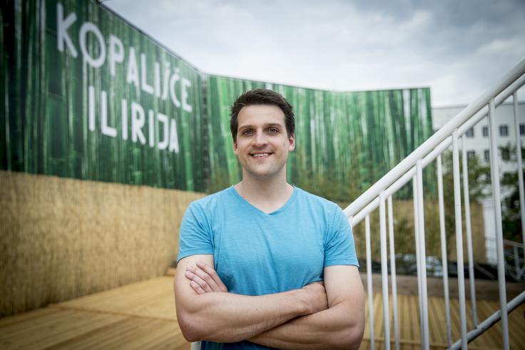Eden bolj talentiranih plavalcev Ilirije je bil tudi Jernej Godec, ki je bil zelo uspešen tudi na akademskem področju. Po študiju mikrobiologije na Berkeleyju je doktoriral še na Harvardu.  | Foto: Ana Kovač