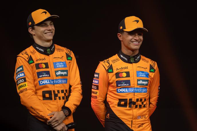 Oscar Piastri Lando Norris | Za zdaj do trenj med Oscarjem Piastrijem in Landom Norrisom, tekmecema za prvaka, še ni bilo. | Foto Guliverimage