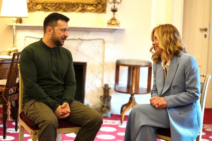 Volodimir Zelenski, Giorgia Meloni | Foto: Reuters