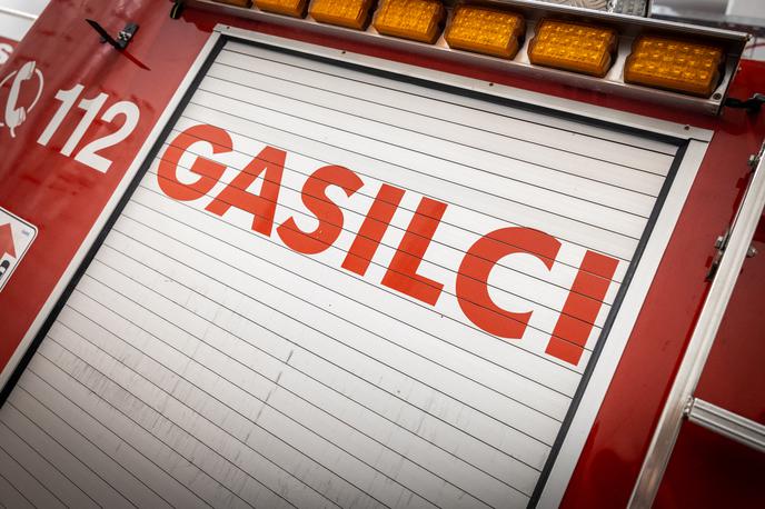 PGD Rovte, gasilci | Poklicni gasilci so danes napovedali stavko.  | Foto Gaja Hanuna