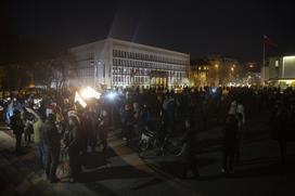 Petkovi kolesarski protesti, Milan Kučan, Matjaž Hanžek