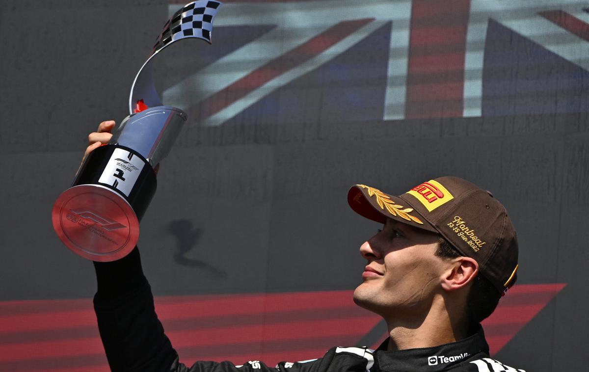 Montreal George Russell | George Russell je na dirkališču Gilles Villeneuve dosegel svojo četrto zmago v formuli 1. | Foto Reuters