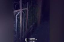 past za ruske vojake v Buči