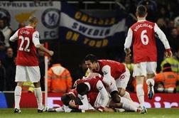 Londonski derbi osrečil Arsenal