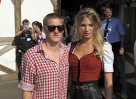 Sarah Brandner in Bastian Schweinsteiger