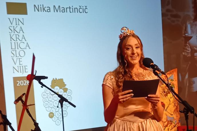 Nika Martinčič | Nika Martinčič, ki bo letos dopolnila 24 let, prihaja iz vinarsko-vinogradniške in trsničarske družine iz Šentjerneja. Diplomirala je na Fakulteti za šport, zdaj pa obiskuje prvi letnik magistrskega študijskega programa Kineziologija na tej fakulteti. | Foto Murski val/STA