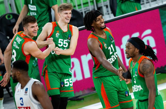 Cedevita Olimpija Budućnost | Foto: Vid Ponikvar