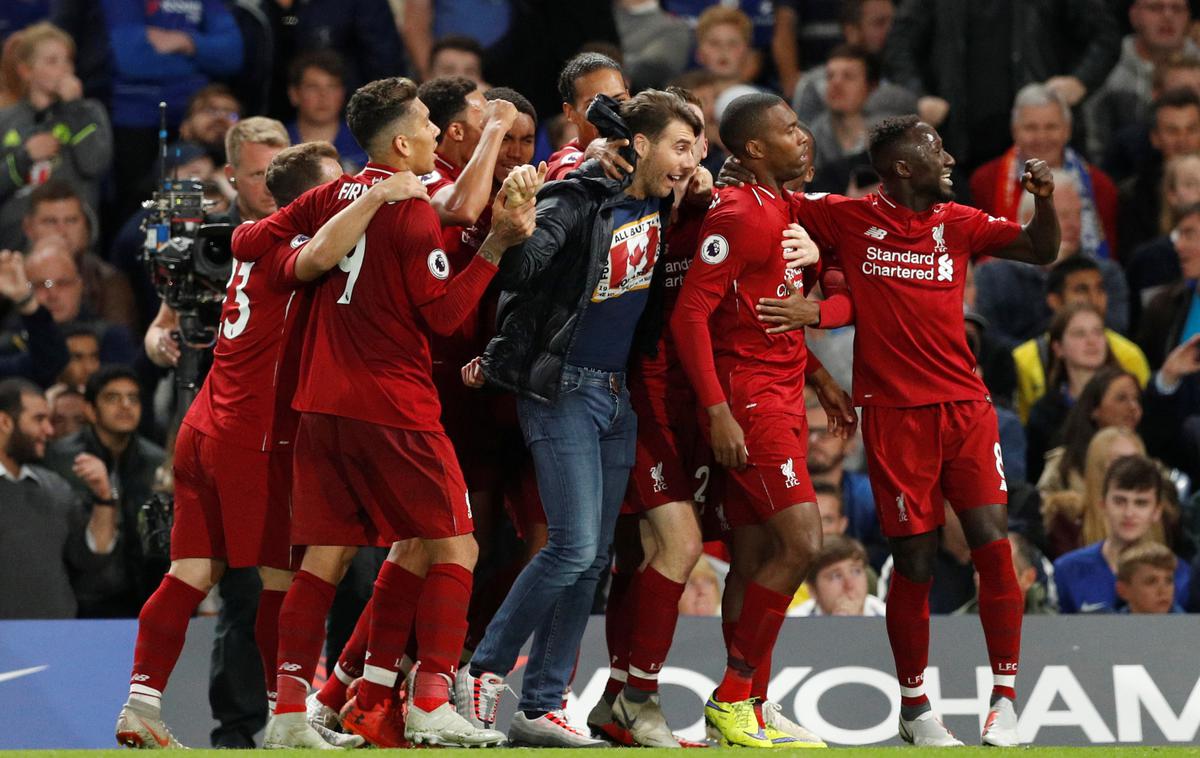 Liverpool | Nogometaši Liverpoola so v predzadnji minuti derbija angleškega prvenstva pokvarili načrte Chelseaju.  | Foto Reuters