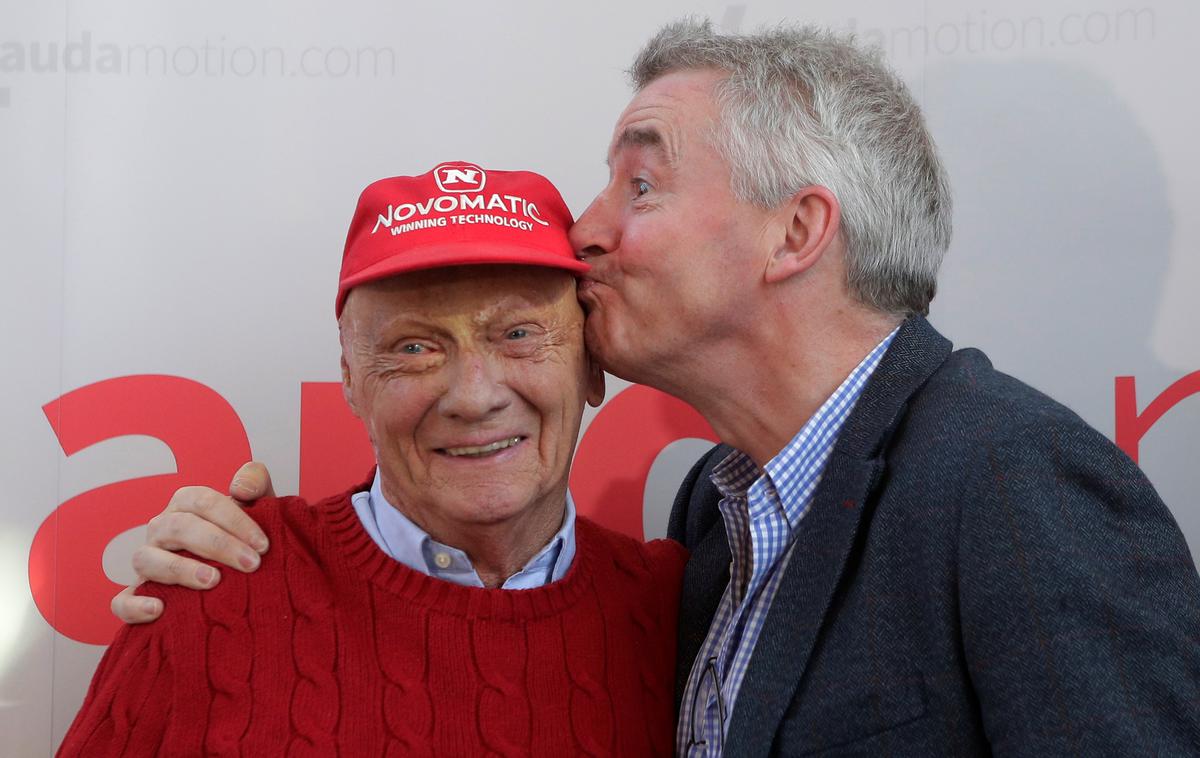 Niki Lauda in Michael O'Leary | Predsednika upravnega odbora Laudamotiona Niki Lauda in glavni izvršni direktor Ryanaira Michael O'Leary. | Foto Reuters