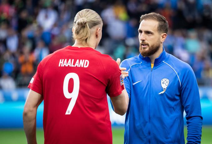 Leta 2022 je Erling Haaland na dveh tekmah lige narodov proti Sloveniji osvojil le točko. | Foto: Vid Ponikvar/Sportida