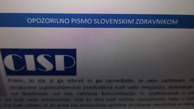 Kot avtor svarilnih pisem o cepljenju je navedena ljubljanska sodnica: kako je to mogoče, ne ve nihče