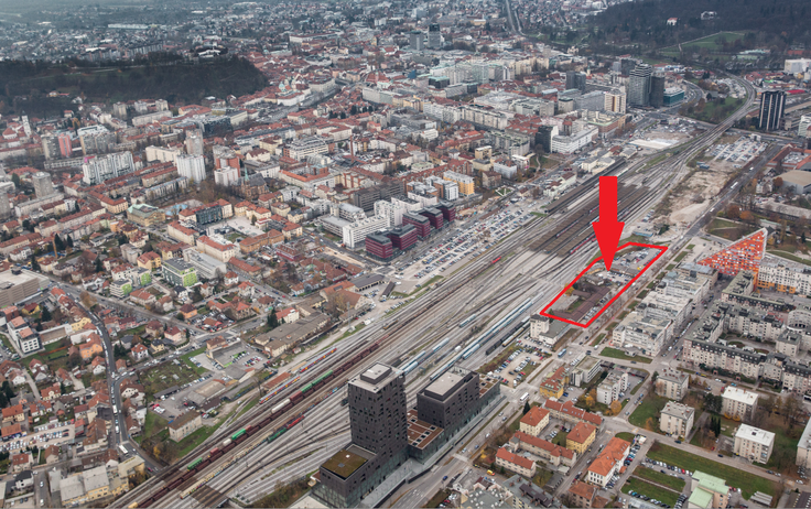 Objekt bo umeščen na več kot deset tisoč kvadratnih metrov velikem zemljišču ob Vilharjevi cesti. | Foto: DUTB