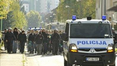 Pred derbijem manjši izgredi v prestolnici