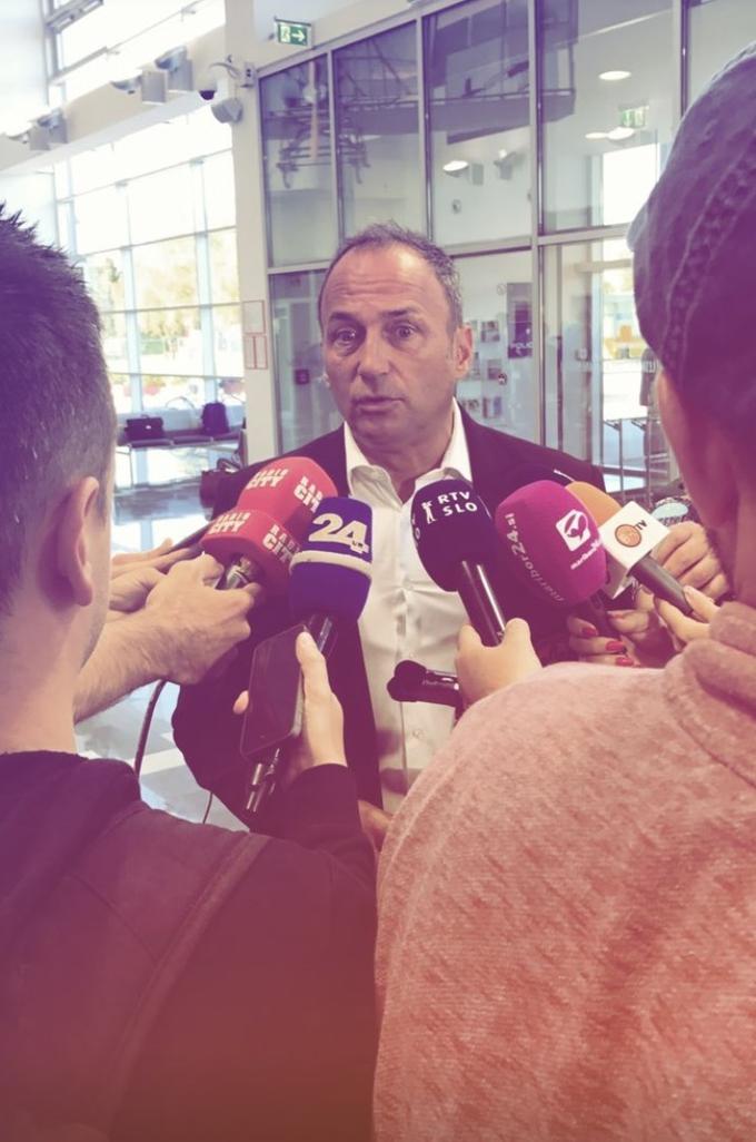 Darko Milanič pred odhodom v Izrael | Foto: Instagram/NK Maribor