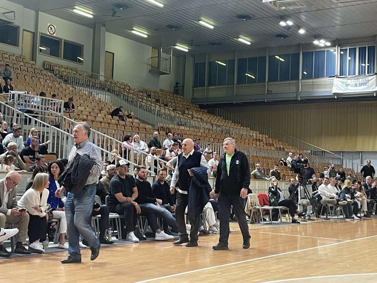 Daneu je bil primoran zapustiti dvorano. | Foto: Sportal