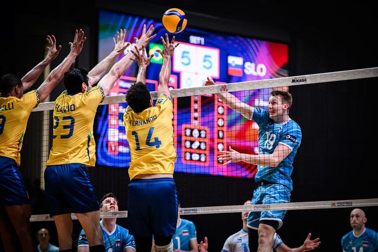 Slovenci so ligo narodov končali na četrtem mestu, kar je povsem realno, pravi kapetan. | Foto: VolleyballWorld